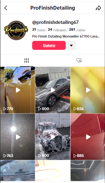 Pro Finish Detailing Polissage Voiture Saverne Pro Finish Tiktok